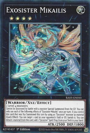 Exosister Mikailis [RA05-EN050] Super Rare - Rarity Collection 5 - Card Brawlers | Quebec | Canada |