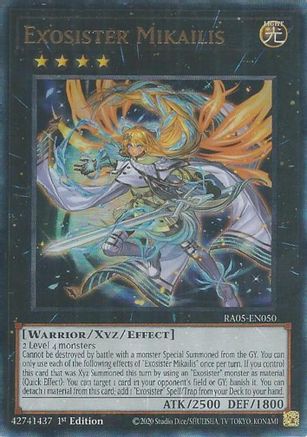 Exosister Mikailis [RA05-EN050] Ultimate Rare - Rarity Collection 5 - Card Brawlers | Quebec | Canada |