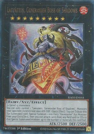 Laevatein, Generaider Boss of Shadows [RA05-EN051] Ultimate Rare - Rarity Collection 5 - Card Brawlers | Quebec | Canada |