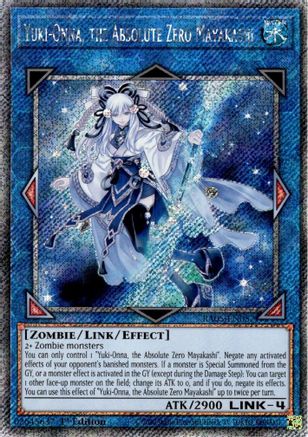 Yuki-Onna, the Absolute Zero Mayakashi [RA05-EN057] Platinum Secret Rare - Rarity Collection 5 - Card Brawlers | Quebec | Canada |