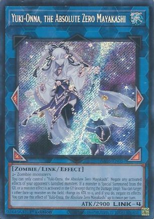 Yuki-Onna, the Absolute Zero Mayakashi [RA05-EN057] Secret Rare - Rarity Collection 5 - Card Brawlers | Quebec | Canada |