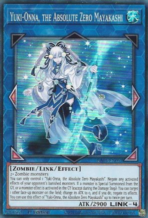 Yuki-Onna, the Absolute Zero Mayakashi [RA05-EN057] Super Rare - Rarity Collection 5 - Card Brawlers | Quebec | Canada |
