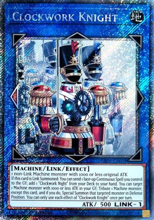 Clockwork Knight [RA05-EN058] Platinum Secret Rare - Rarity Collection 5 - Card Brawlers | Quebec | Canada |