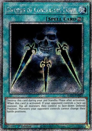 Swords of Concealing Light [RA05-EN059] Platinum Secret Rare - Rarity Collection 5 - Card Brawlers | Quebec | Canada |