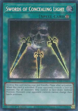 Swords of Concealing Light [RA05-EN059] Secret Rare - Rarity Collection 5 - Card Brawlers | Quebec | Canada |