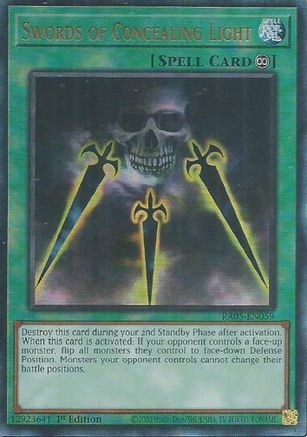 Swords of Concealing Light [RA05-EN059] Ultimate Rare - Rarity Collection 5 - Card Brawlers | Quebec | Canada |