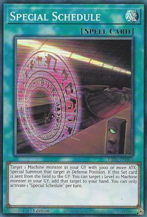 Special Schedule [RA05-EN060] Super Rare - Rarity Collection 5 - Card Brawlers | Quebec | Canada |
