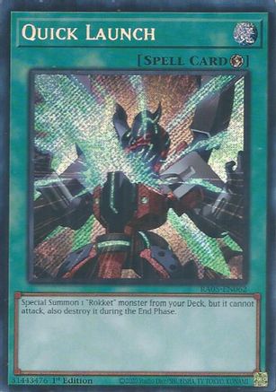 Quick Launch [RA05-EN062] Secret Rare - Rarity Collection 5 - Card Brawlers | Quebec | Canada |