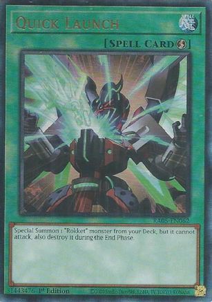 Quick Launch [RA05-EN062] Ultimate Rare - Rarity Collection 5 - Card Brawlers | Quebec | Canada |