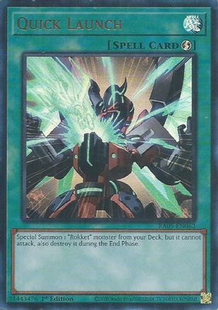 Quick Launch [RA05-EN062] Ultra Rare - Rarity Collection 5 - Card Brawlers | Quebec | Canada |
