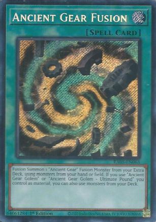 Ancient Gear Fusion [RA05-EN063] Secret Rare - Rarity Collection 5 - Card Brawlers | Quebec | Canada |