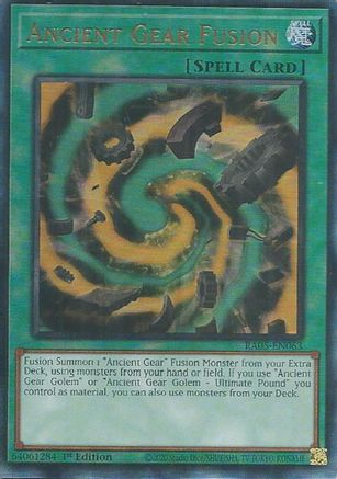 Ancient Gear Fusion [RA05-EN063] Ultimate Rare - Rarity Collection 5 - Card Brawlers | Quebec | Canada |
