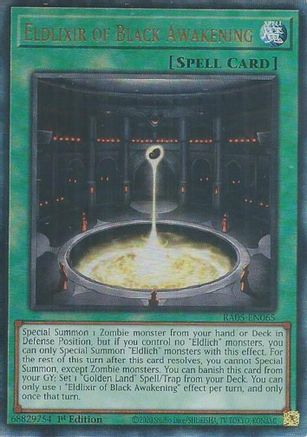 Eldlixir of Black Awakening [RA05-EN065] Ultimate Rare - Rarity Collection 5 - Card Brawlers | Quebec | Canada |