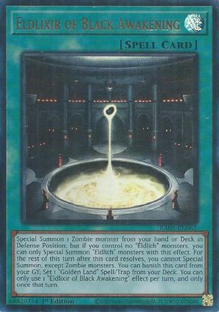 Eldlixir of Black Awakening [RA05-EN065] Ultra Rare - Rarity Collection 5 - Card Brawlers | Quebec | Canada |