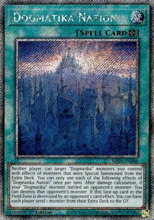 Dogmatika Nation [RA05-EN066] Platinum Secret Rare - Rarity Collection 5 - Card Brawlers | Quebec | Canada |