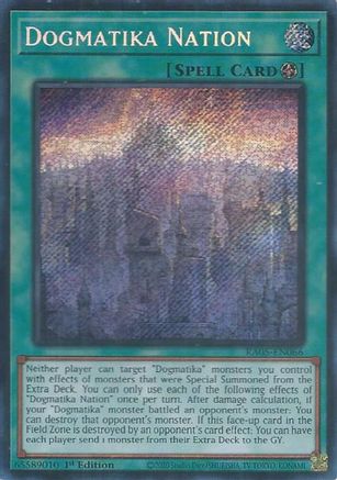 Dogmatika Nation [RA05-EN066] Secret Rare - Rarity Collection 5 - Card Brawlers | Quebec | Canada |