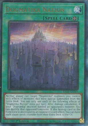 Dogmatika Nation [RA05-EN066] Ultimate Rare - Rarity Collection 5 - Card Brawlers | Quebec | Canada |