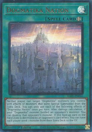 Dogmatika Nation [RA05-EN066] Ultra Rare - Rarity Collection 5 - Card Brawlers | Quebec | Canada |