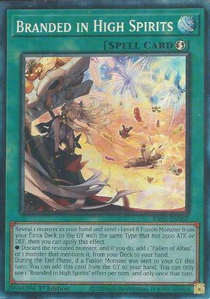 Branded in High Spirits [RA05-EN067] Collector's Rare - Rarity Collection 5 - Card Brawlers | Quebec | Canada |