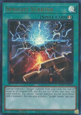 Spright Starter [RA05-EN068] Ultra Rare - Rarity Collection 5 - Card Brawlers | Quebec | Canada |