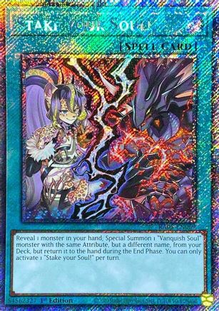 Stake your Soul! [RA05-EN069] Platinum Secret Rare - Rarity Collection 5 - Card Brawlers | Quebec | Canada |