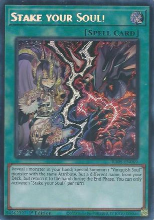 Stake your Soul! [RA05-EN069] Secret Rare - Rarity Collection 5 - Card Brawlers | Quebec | Canada |
