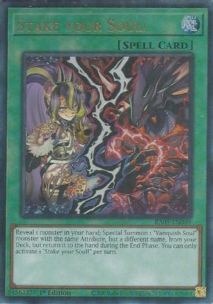 Stake your Soul! [RA05-EN069] Ultimate Rare - Rarity Collection 5 - Card Brawlers | Quebec | Canada |