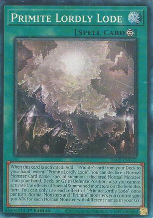 Primite Lordly Lode [RA05-EN072] Collector's Rare - Rarity Collection 5 - Card Brawlers | Quebec | Canada |