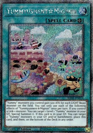 YummyusmentMignon [RA05-EN073] Platinum Secret Rare - Rarity Collection 5 - Card Brawlers | Quebec | Canada |