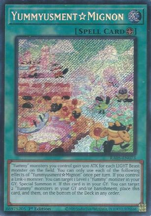 YummyusmentMignon [RA05-EN073] Secret Rare - Rarity Collection 5 - Card Brawlers | Quebec | Canada |