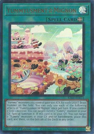 YummyusmentMignon [RA05-EN073] Ultra Rare - Rarity Collection 5 - Card Brawlers | Quebec | Canada |
