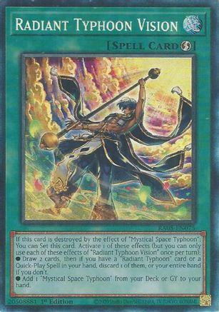 Radiant Typhoon Vision [RA05-EN075] Collector's Rare - Rarity Collection 5 - Card Brawlers | Quebec | Canada |