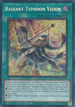 Radiant Typhoon Vision [RA05-EN075] Secret Rare - Rarity Collection 5 - Card Brawlers | Quebec | Canada |