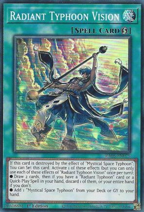 Radiant Typhoon Vision [RA05-EN075] Super Rare - Rarity Collection 5 - Card Brawlers | Quebec | Canada |