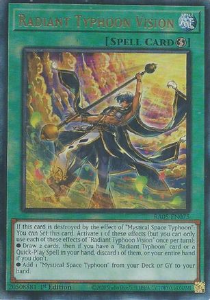 Radiant Typhoon Vision [RA05-EN075] Ultimate Rare - Rarity Collection 5 - Card Brawlers | Quebec | Canada |