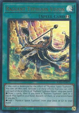 Radiant Typhoon Vision [RA05-EN075] Ultra Rare