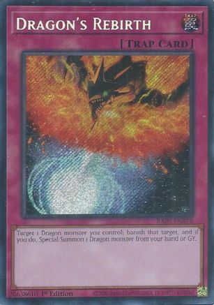 Dragon's Rebirth [RA05-EN078] Secret Rare - Rarity Collection 5 - Card Brawlers | Quebec | Canada |