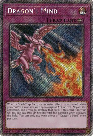 Dragon's Mind [RA05-EN082] Platinum Secret Rare - Rarity Collection 5 - Card Brawlers | Quebec | Canada |