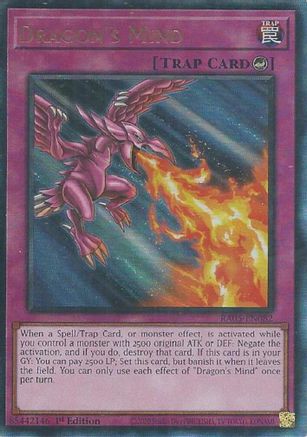 Dragon's Mind [RA05-EN082] Ultimate Rare - Rarity Collection 5 - Card Brawlers | Quebec | Canada |