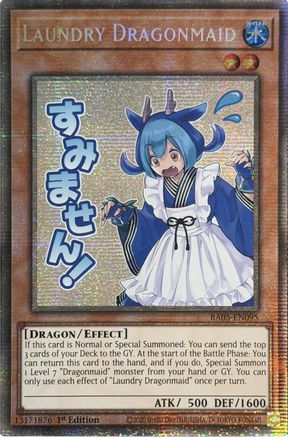 Laundry Dragonmaid [RA05-EN095] Starlight Rare - Rarity Collection 5 - Card Brawlers | Quebec | Canada |