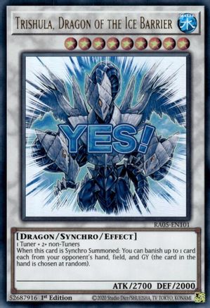 Trishula, Dragon of the Ice Barrier [RA05-EN101] Ultra Rare - Rarity Collection 5 - Card Brawlers | Quebec | Canada |