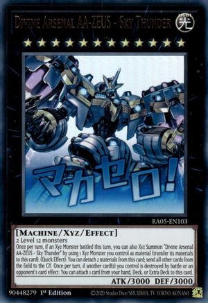 Divine Arsenal AA-ZEUS - Sky Thunder [RA05-EN103] Ultra Rare - Rarity Collection 5 - Card Brawlers | Quebec | Canada |