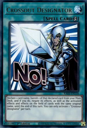 Crossout Designator [RA05-EN118] Ultra Rare - Rarity Collection 5 - Card Brawlers | Quebec | Canada |