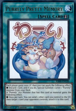 Purrely Pretty Memory [RA05-EN120] Ultra Rare - Rarity Collection 5 - Card Brawlers | Quebec | Canada |