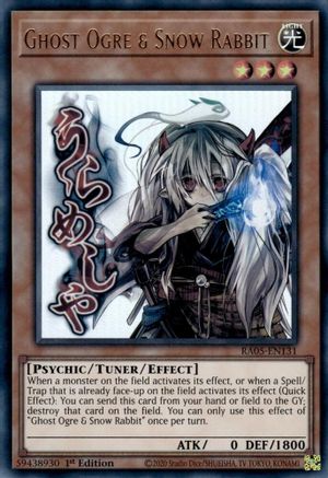 Ghost Ogre & Snow Rabbit [RA05-EN131] Ultra Rare - Rarity Collection 5 - Card Brawlers | Quebec | Canada |