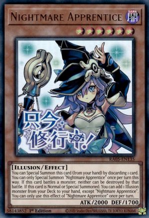 Nightmare Apprentice [RA05-EN135] Ultra Rare - Rarity Collection 5 - Card Brawlers | Quebec | Canada |