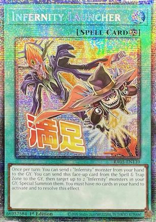 Infernity Launcher [RA05-EN139] Starlight Rare - Rarity Collection 5 - Card Brawlers | Quebec | Canada |