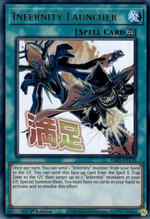 Infernity Launcher [RA05-EN139] Ultra Rare - Rarity Collection 5 - Card Brawlers | Quebec | Canada |