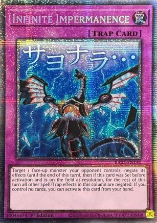 Infinite Impermanence [RA05-EN140] Starlight Rare - Rarity Collection 5 - Card Brawlers | Quebec | Canada |