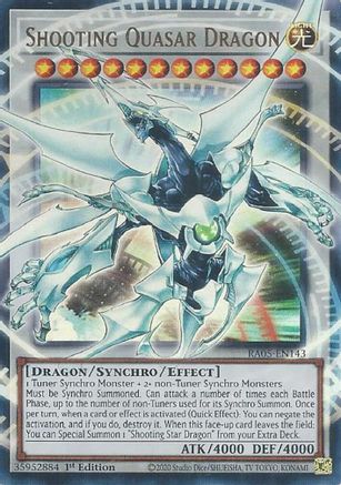 Shooting Quasar Dragon [RA05-EN143] Ultra Rare - Rarity Collection 5 - Card Brawlers | Quebec | Canada |